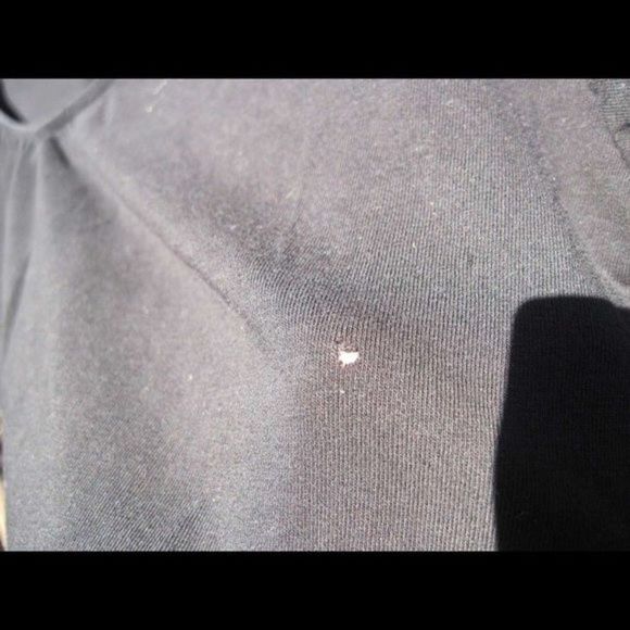 Caren Sport Solid Black Shirt Blouse Top Preowned Holes 2X 3XL ? No Tag Freebie - Picture 7 of 10